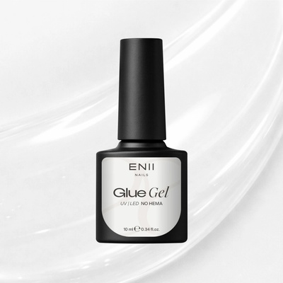 ENII NAILS Glue Gel NO HEMA Profesionální gelové lepidlo na tipy UV/LED 10 ml – Sleviste.cz