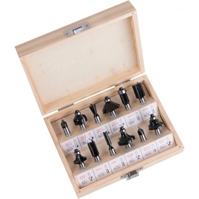 fréza tvarová do dreva 8mm sada 12ks