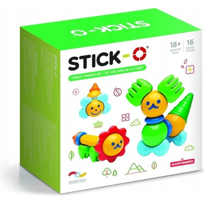 Magformers Stick-O Lesní potvůrky 16 ks – Zboží Dáma