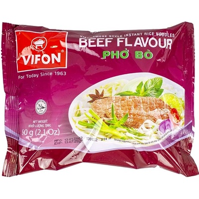 Vifon PHO BO Instantná hovädzia polievka 30 x 60 g