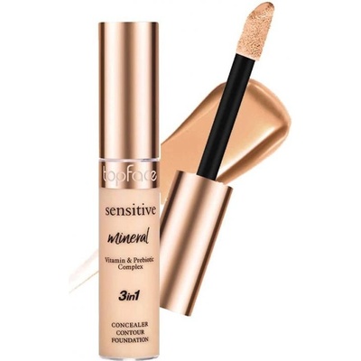 Topface minerální tekutý korektor 3v1, VEGAN, 003, 12 ml