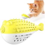 PETINTEREST Интерактивна дентална играчка PET INTEREST Pufferfish Cat Tooth Brush (25546)