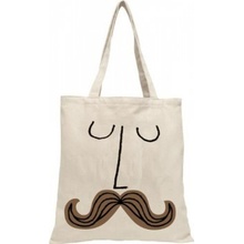 Mad Hatter Mustache Face Tote Bag Gibbs Smith