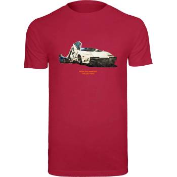 Mister Tee Тениска Weekend Wolf Tee burgundy LUB-MT1484-00606 - Черен, размер L