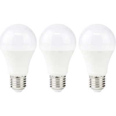 Nedis LED žárovka, E27, A60, 8 W, 806 lm, 2700 K, 3 kusy LBE27A602P3