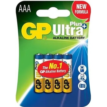 GP Batteries Алкална батерия gp ultra plus lr03 aaa /4 бр. в опаковка/ блистер 1.5v (gp-ba-24aup-u4)