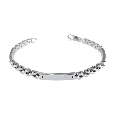 Infinitysilver stříbrný pánský náramek 3 destičky 202300922