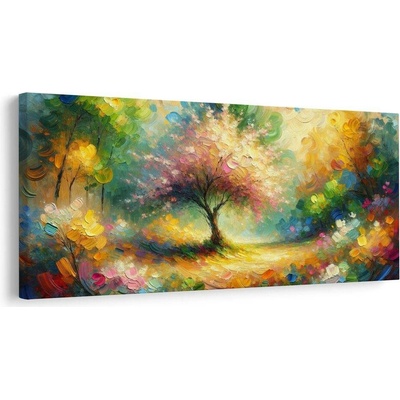 Obraz kouzlo barevného stromu života - 120x60