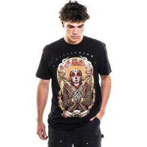 AFFLICTION мъжка тениска affliction - rural rebel - a29125-bk