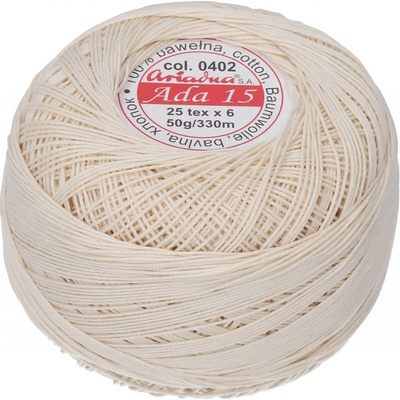 Ariadna Priadza pre frivolitky Ada 15 50 g - 0402