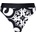 Goldbergh Дамско бикини долнище Goldbergh Women's Veronica Bikini bottom - Black / White (150-5896-0114)
