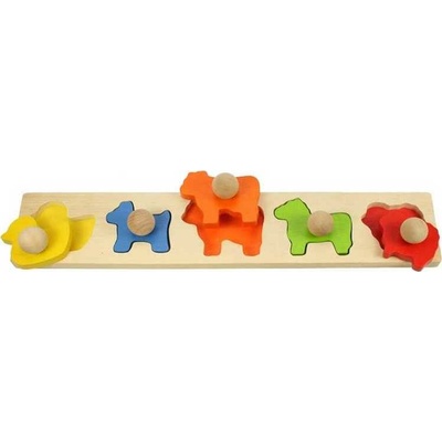 Bigjigs Vkládací puzzle zvířata