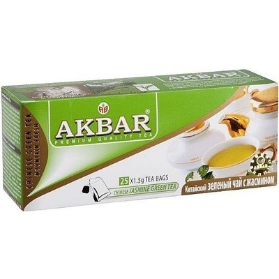 Akbar Green Jasmine Fanning 25 x 1,5 g
