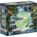 Puzzle CLEMENTONI Peace : Zurčení vody 500 dílků