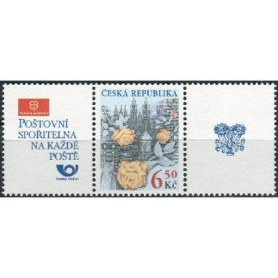 Česká pošta (2003) č. 380 ** - Česká republika - Růže nad Prahou - K1 + 1 + K3