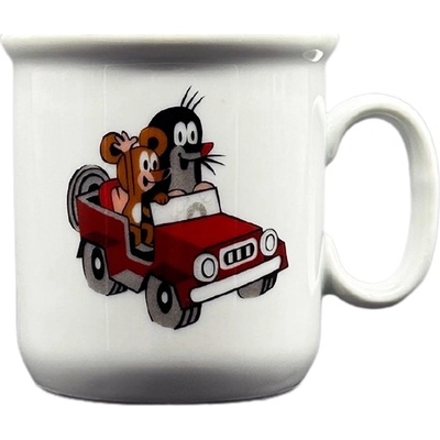 THUN 1794 Thun 1794 dětský porcelánový hrnek Krtek v autíčku 200 ml – Zboží Dáma