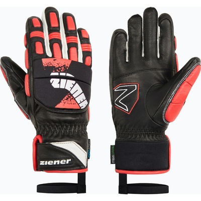 ZIENER Детски скиорски ръкавици Ziener Lonos-Z AS PR black/red