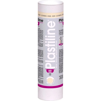 Plastiline Plasticine Hardness 60 Професионална глина Ivory 1 kg (1160T)