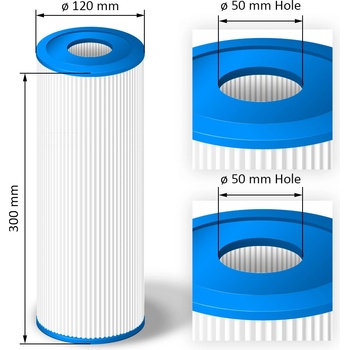 Crystalline Pool Spa Filter Filtrační kartuše SC755