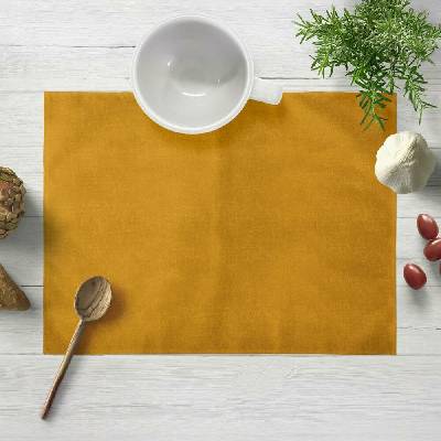 Biante Sametové prostírání Velvet Premium SVP-037 Zlatavě oranžové 35x45 cm