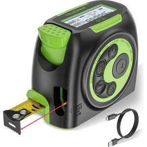Huepar Ролетка лазерна Huepar DT30 2в1, до 60 м, червен лъч (STR1574)