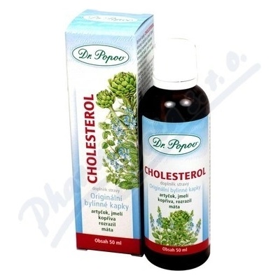 Dr.Popov Cholesterol bylinné kapky 50 ml