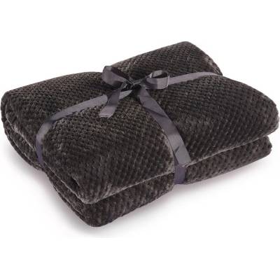 DecoKing Tmavosivá deka mikrovlákno Henry 200x150