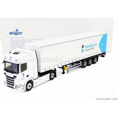 Eligor Scania S500 Truck Telonato Tremblaye Transports 2020 Bílá 1:43