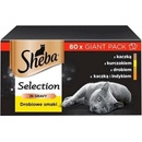Krmivo pro kočky SHEBA Delicacy Poultry flavours 80 x 85 g