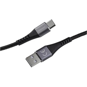 Intenso A315C Кабел за зареждане и пренос на данни от USB-A към USB-C 1, 5 м черен 7901100 (7901100)