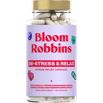 Bloom Robbins Stress No More Vitamíny proti stresu s Ashwagandhou 60 ks