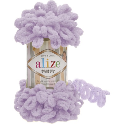 Alize Puffy 100g Farba: svetlo fialová 27