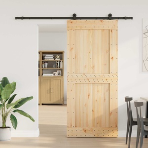 vidaXL Преплъзваща се врата NARVIK 100 x 210 см (213, 5 см) (3445322)