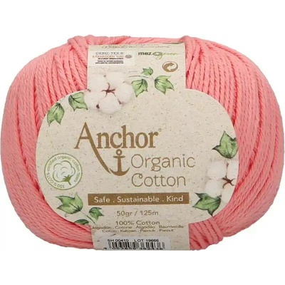 Anchor Organic Cotton 410 Růžový plameňák