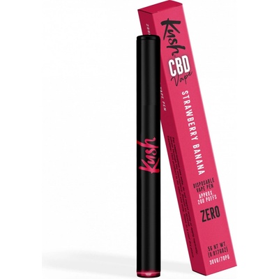 CBD Kush Vape Straberry Banana 200 mg 200 potáhnutí 1 ks