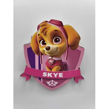 Image 1 of Loranc Магнит за торта - значка на Paw Patrol Skye