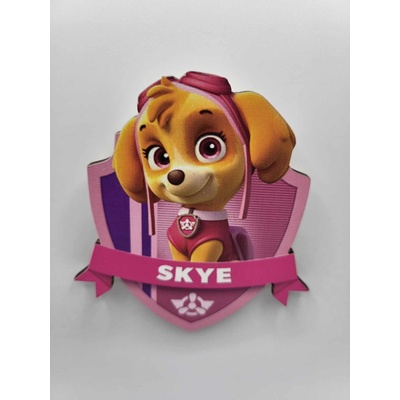 Loranc Магнит за торта - значка на Paw Patrol Skye