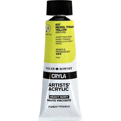 Daler-Rowney Cryla Artists’ АКРИЛНА боя Nickel Titanium Yellow 75 ml 1 бр (125075637)
