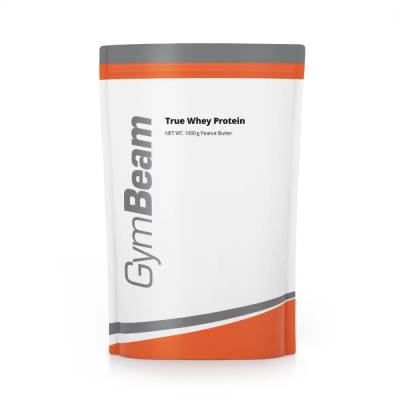 GymBeam True Whey Protein 1000 g, arašidové maslo