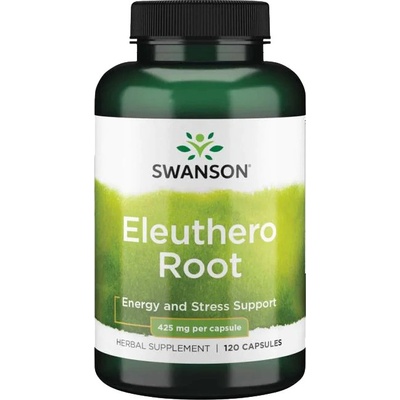 Swanson Eleuthero Root Eleuterokok ostnitý 425 mg 120 kapsúl