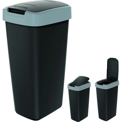 Prosperplast COMPACTA Q svetlo šedý 25 l