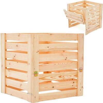 SunWood kompostér 1-komorový 512 l hnědý