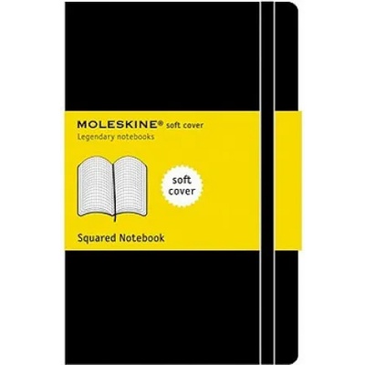 Moleskine Moleskine Soft Extra Large Squared Notebook Black | Moleskine