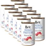 Brit Консерва Brit Mono Protein Агнец и Ориз, 12 x 400 г