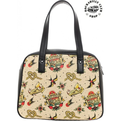 Dámská taška kabelka retro rockabilly pin-up Sourpuss Clothing Default Title Bowler Purse