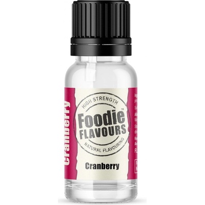 Foodie Flavours Prírodná koncentrovaná vôňa 15 ml brusnice