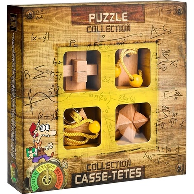 Eureka Комплект дървени логически пъзели Eureka - 4 Wood Puzzles Set, Expert (473367)