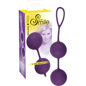 Sweet Smile SMILE XXL Balls - гигантски гейша топчета (лилави)