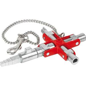 KNIPEX Универсален ключ за разпределителни шкафове knipex 13250 (00 11 06 v01)