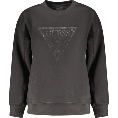 Guess jeans Дамски суитшърт с цип guess jeans, Размер xl, Цвят Черен (w6rq16kb681_nejblk)